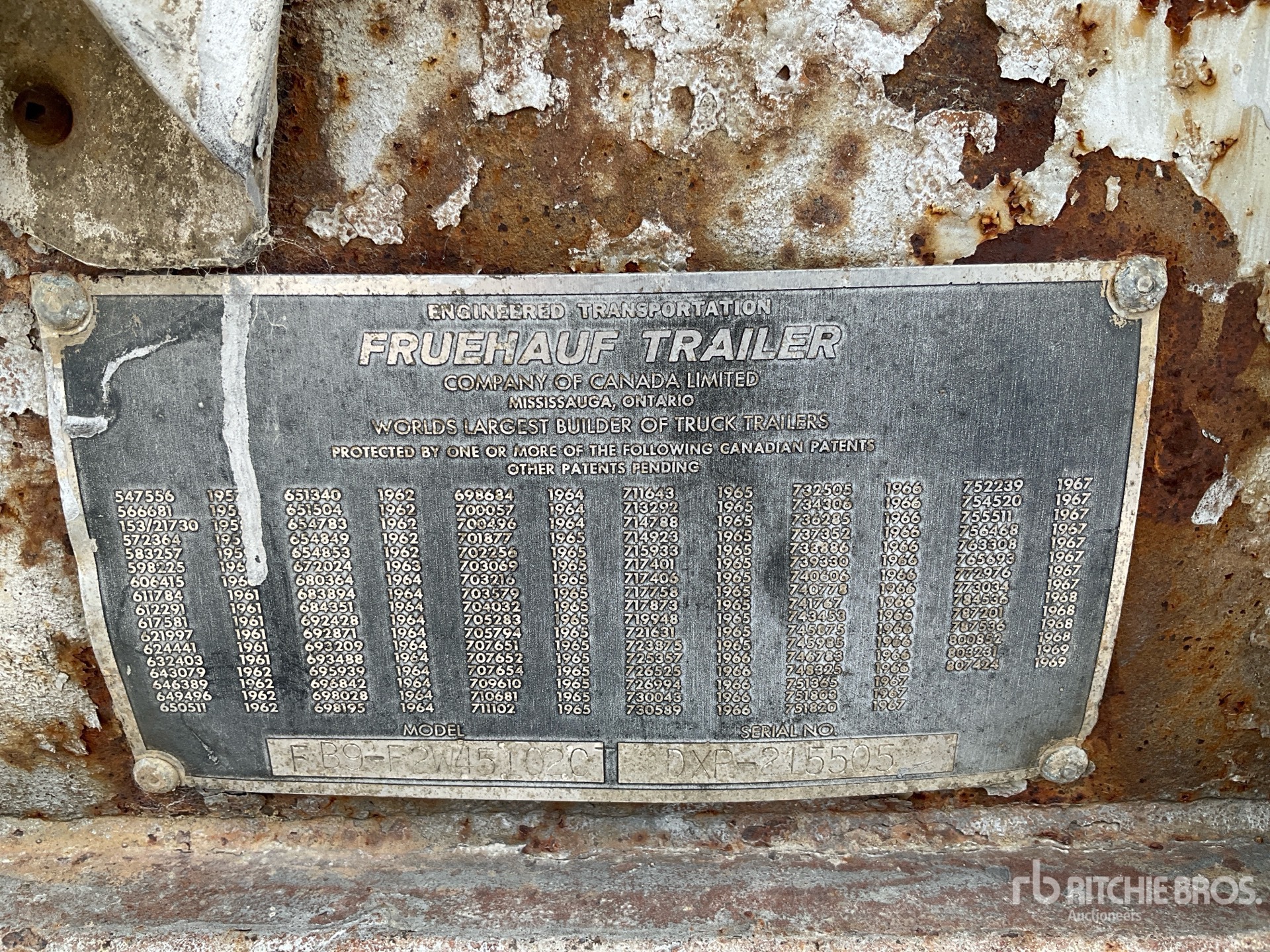 Fruehauf 45 ft T/A