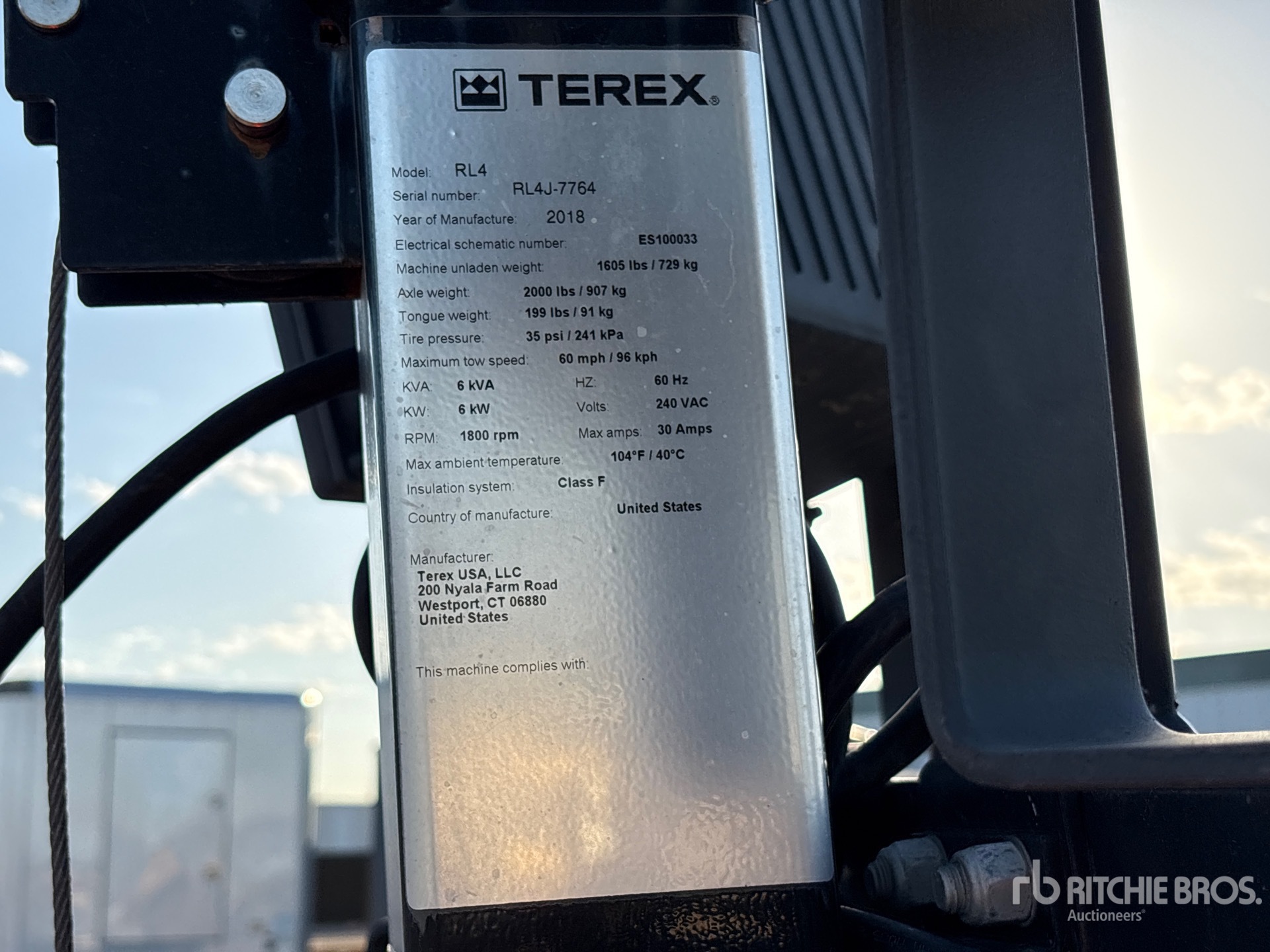 2018 Terex RL4