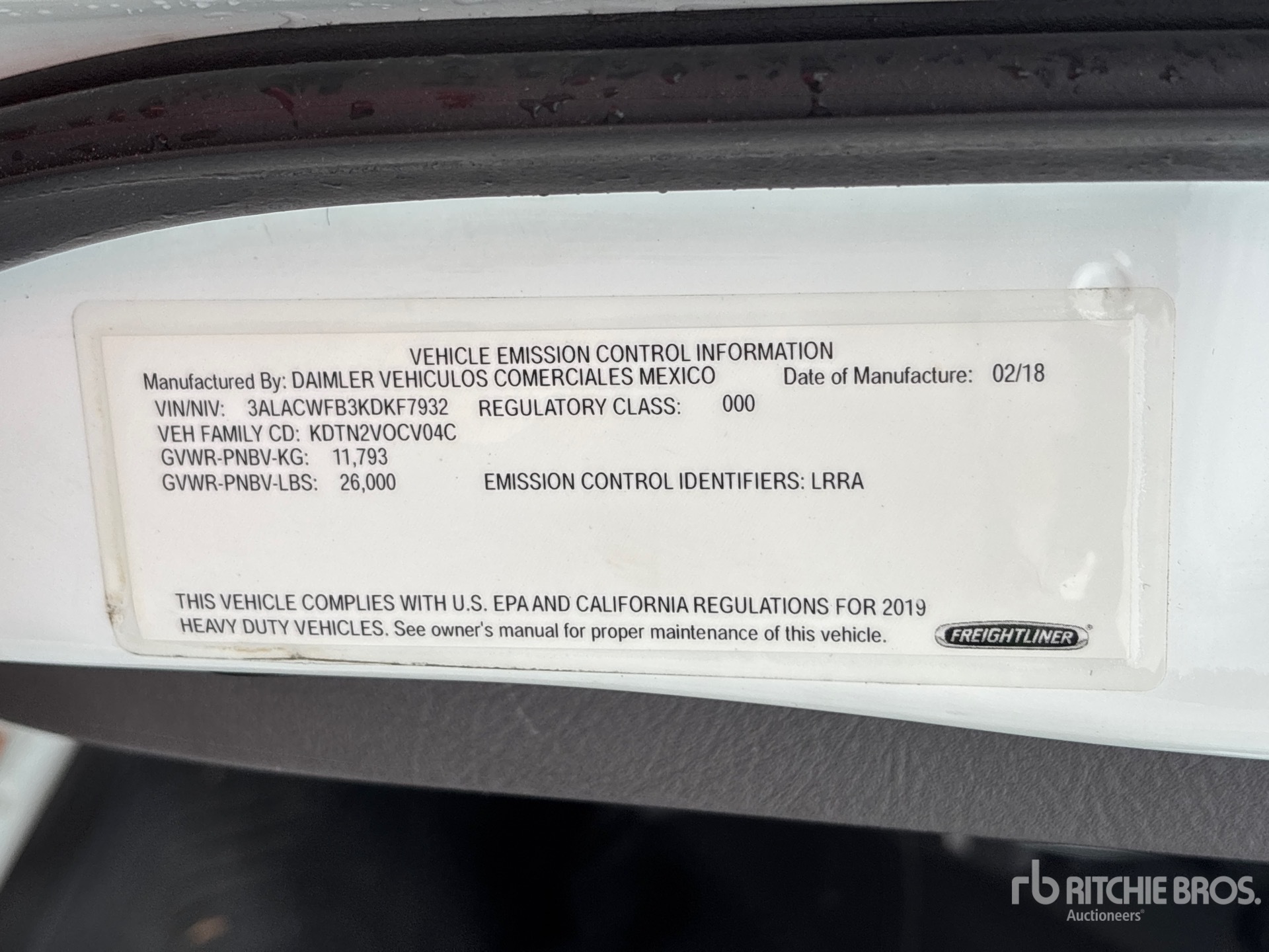 2019 Freightliner M2 106