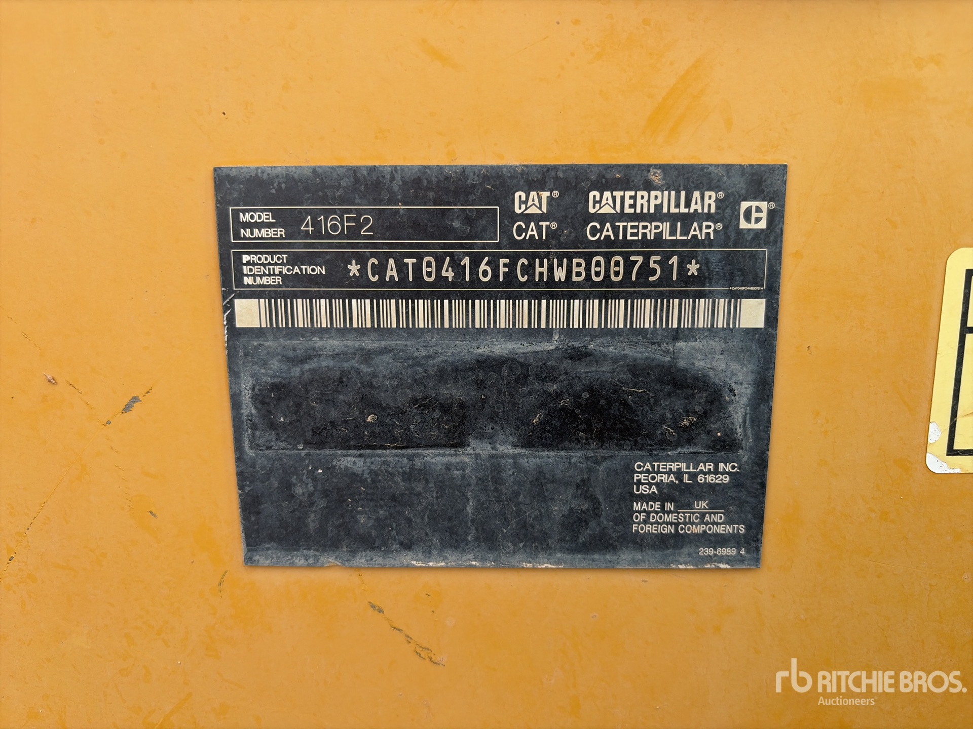 2016 Caterpillar 416F2