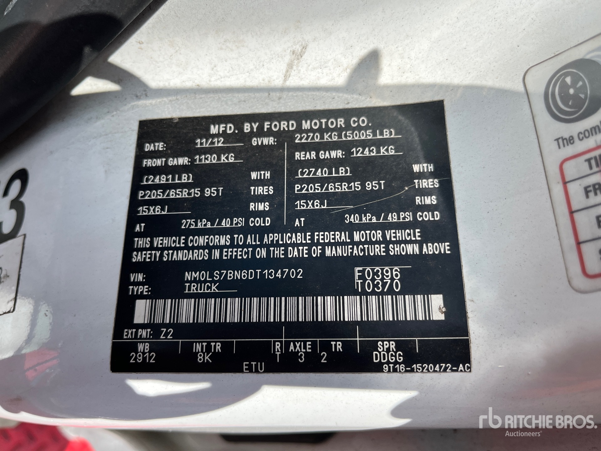 2013 Ford TRANSIT CONNECT