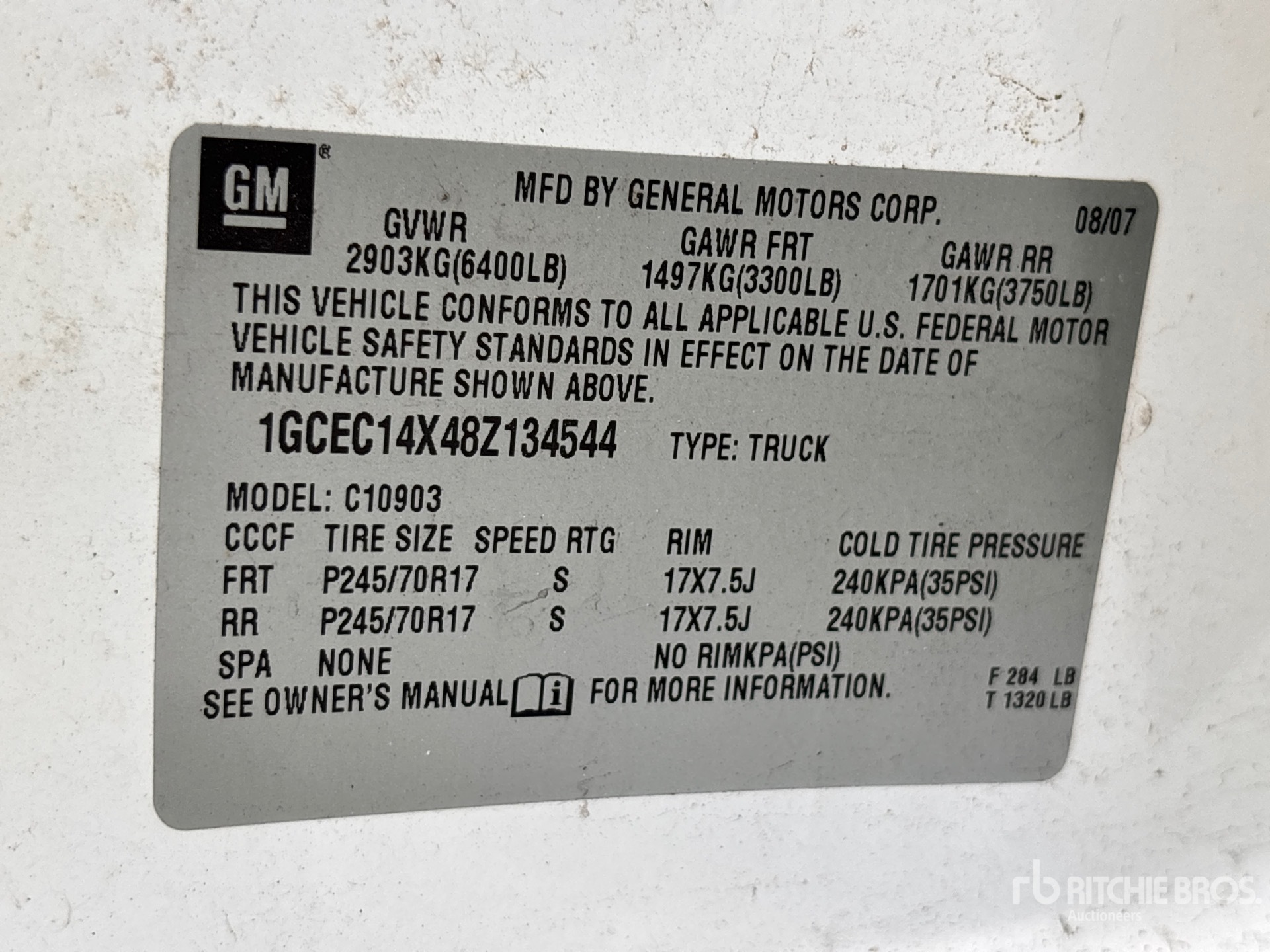 2008 Chevrolet SILVERADO 1500