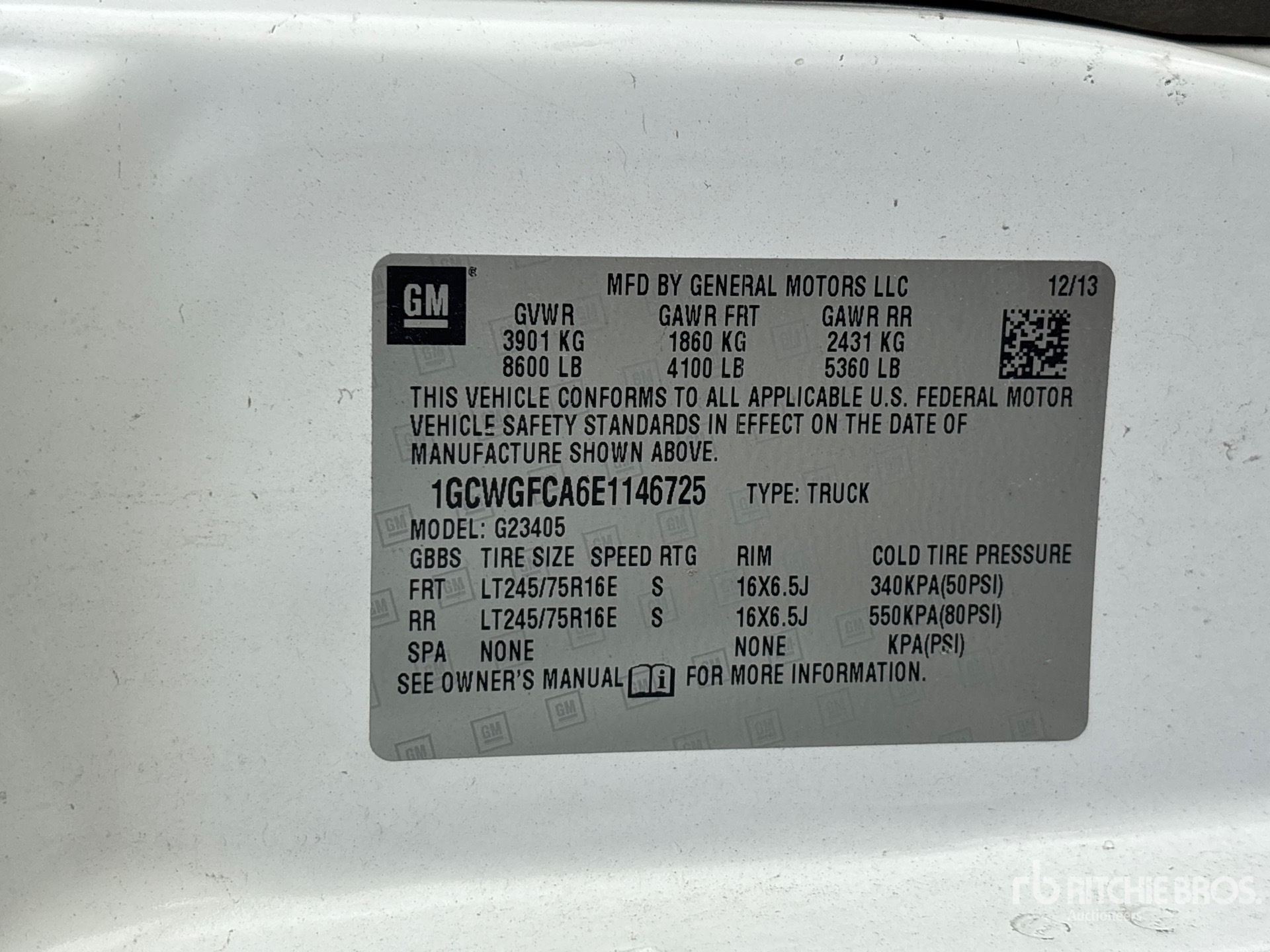 2014 Chevrolet EXPRESS 2500