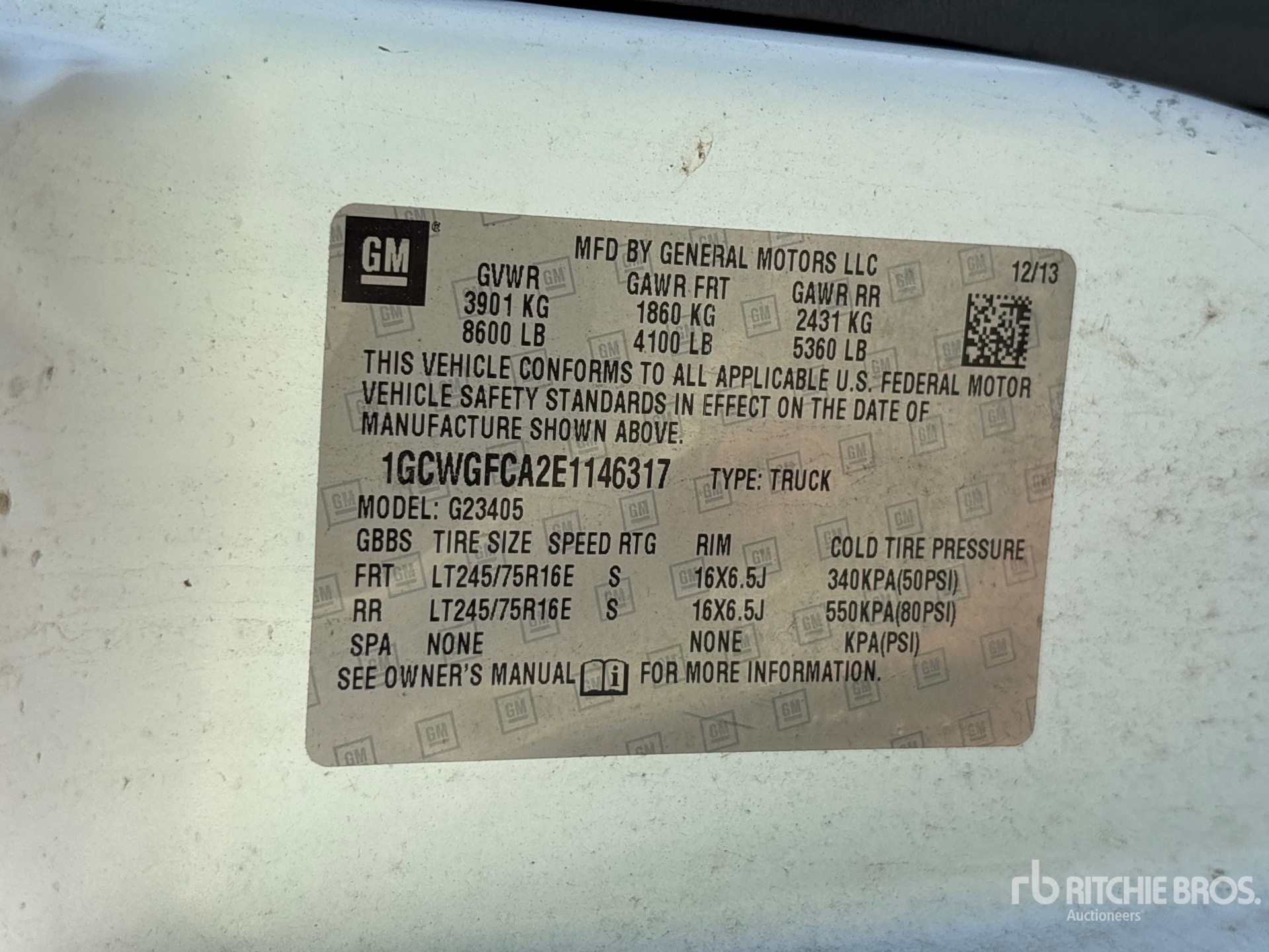 2014 Chevrolet EXPRESS 2500