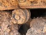 Undercarriage with Left Carrier Rollers