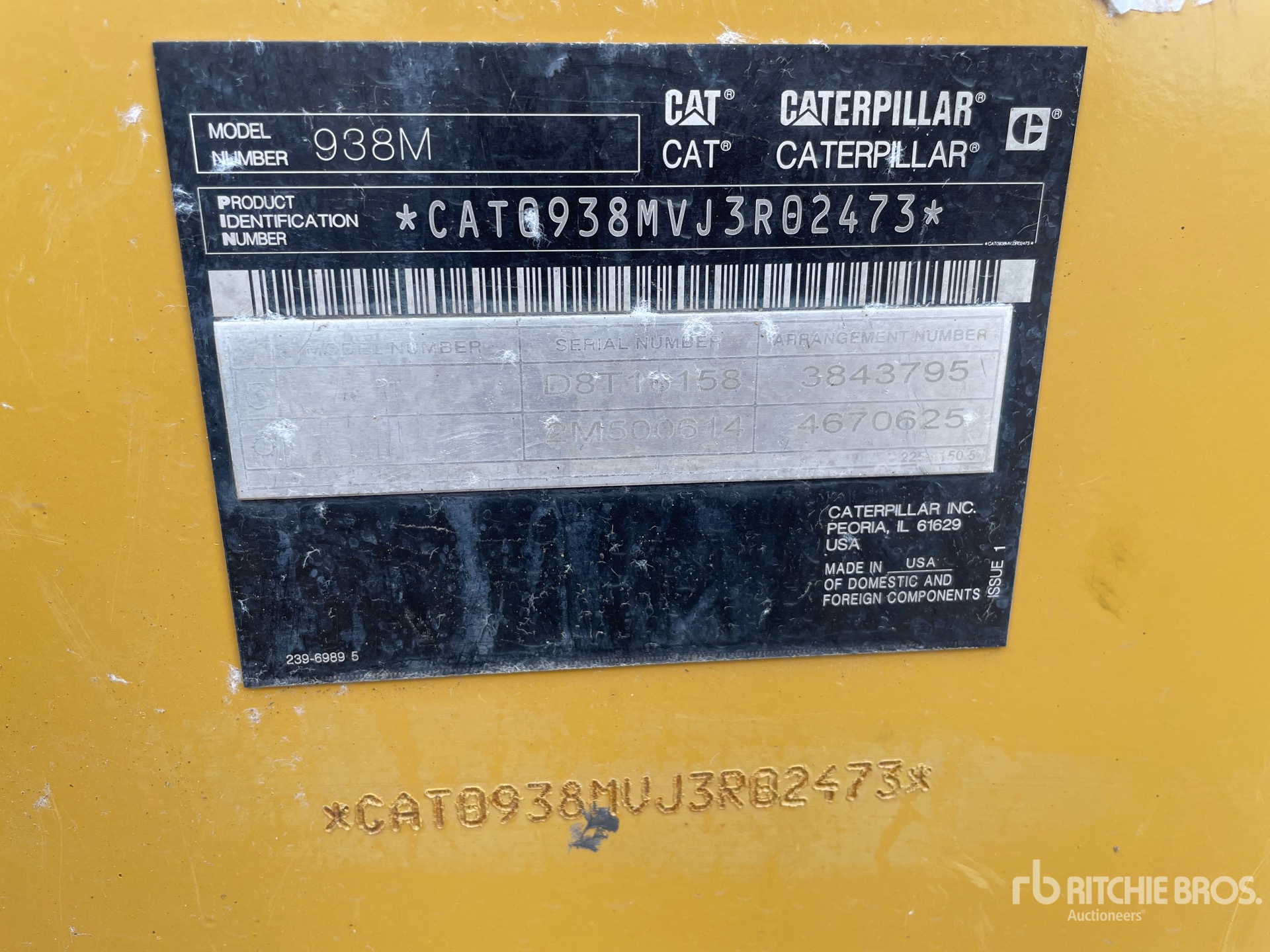 2016 Caterpillar 938M