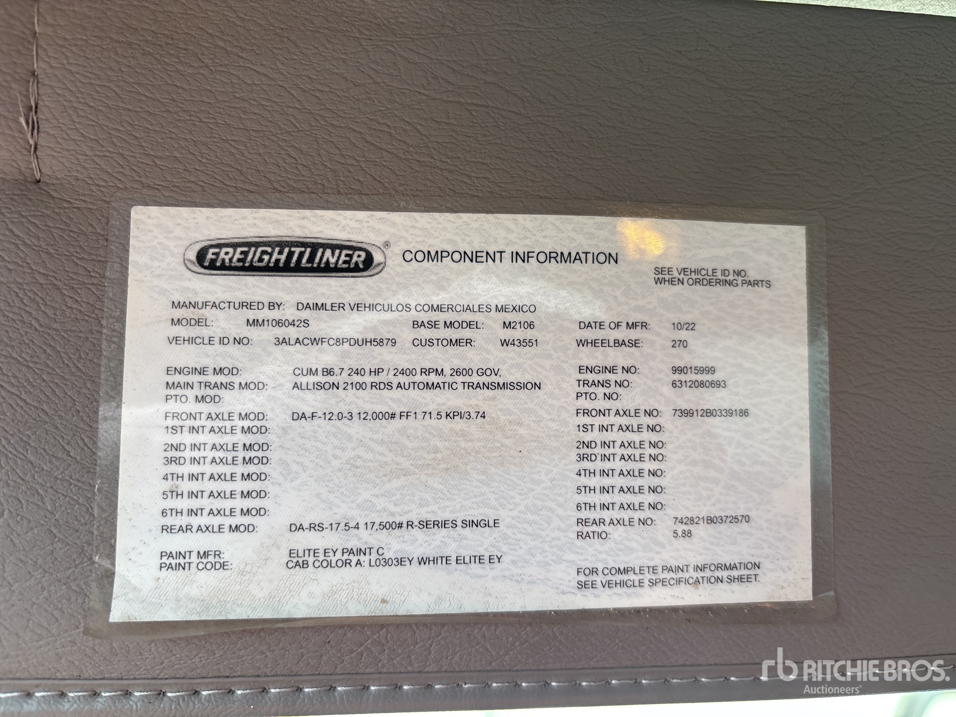 2023 Freightliner M2 106