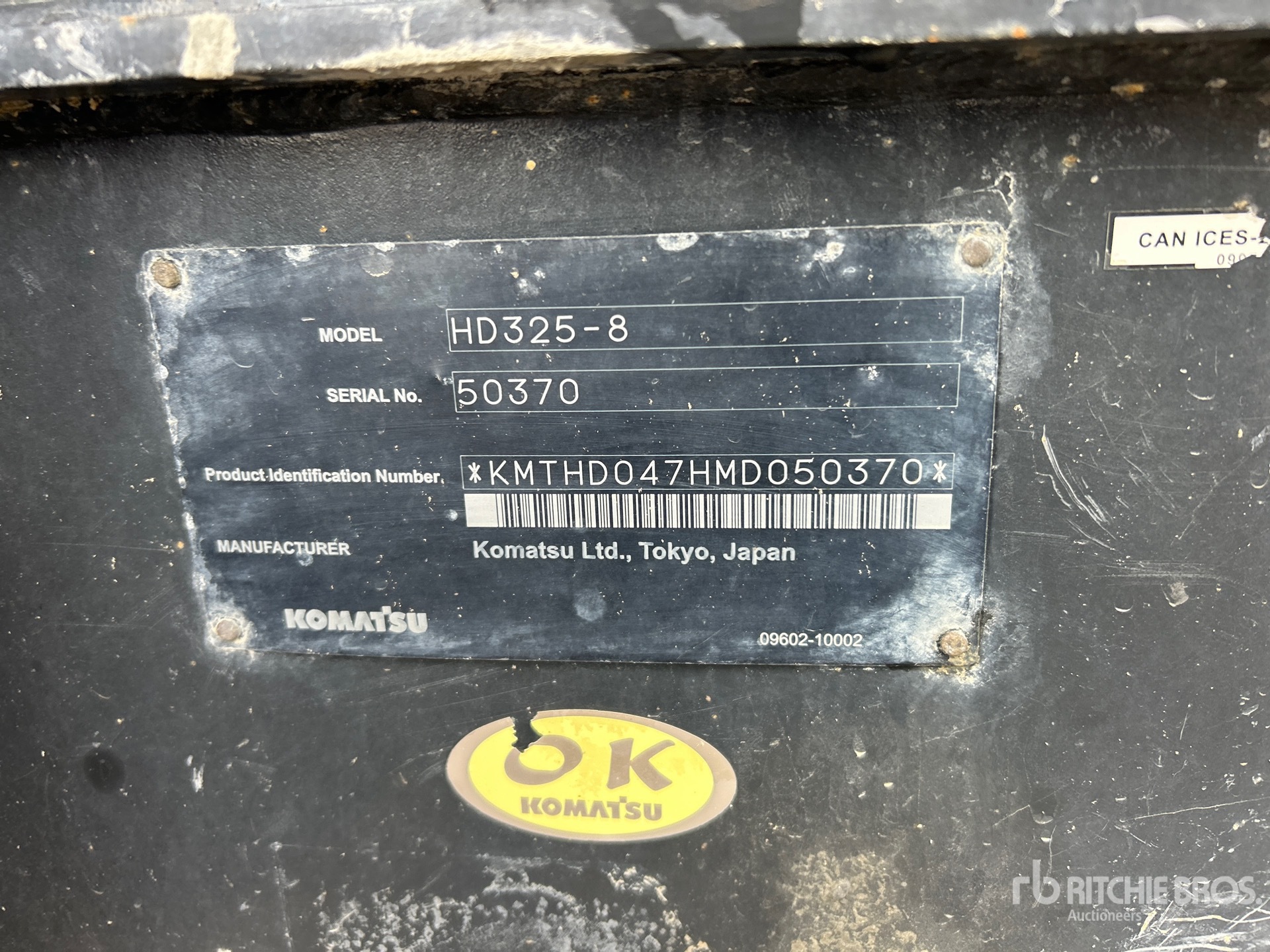 2021 Komatsu HD325-8