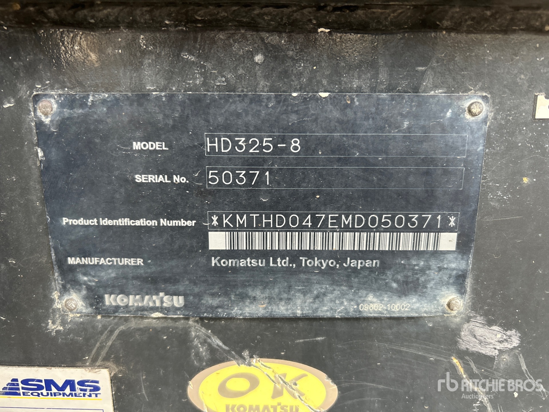 2021 Komatsu HD325-8