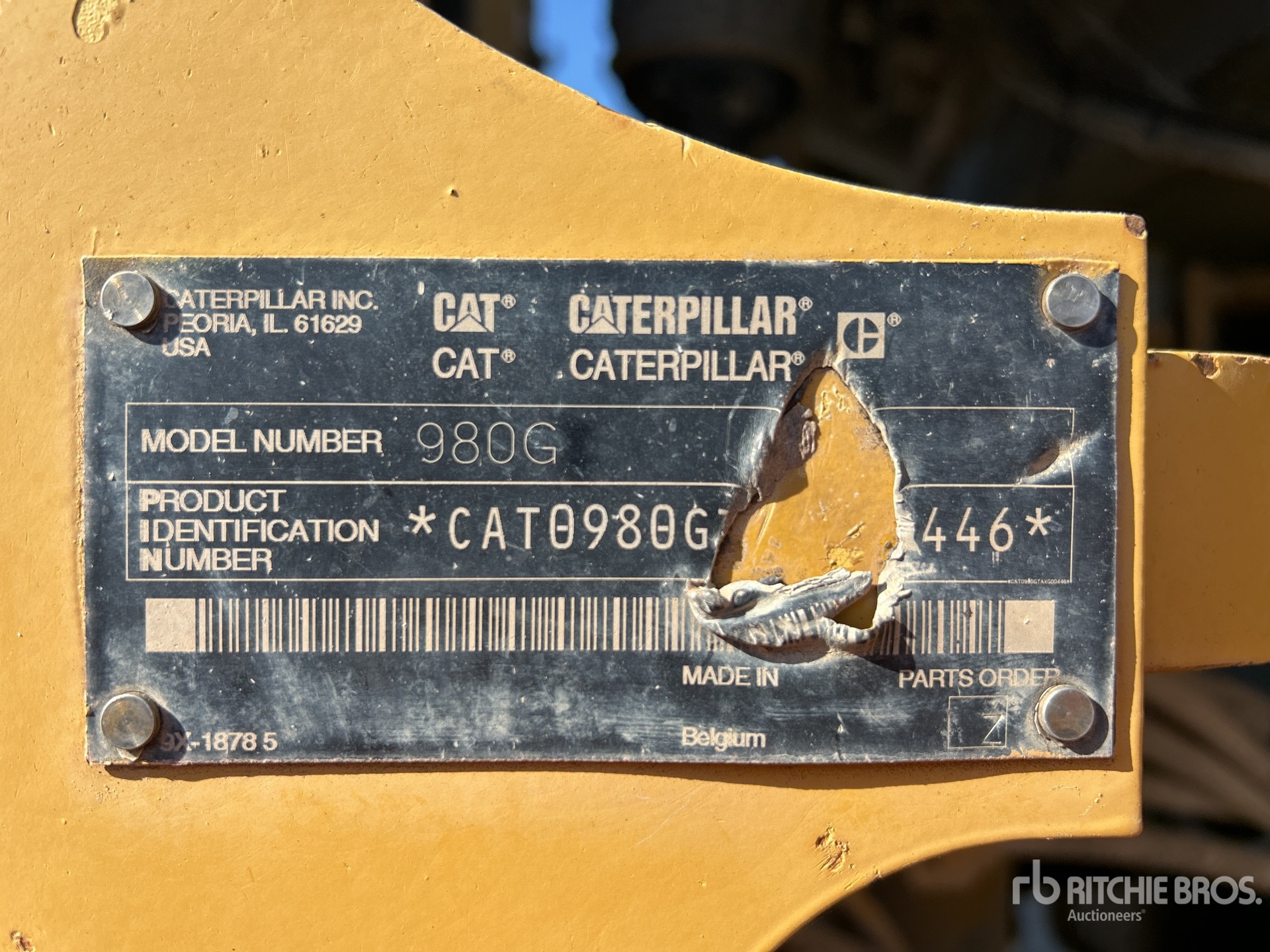 2002 Caterpillar 980G SERIES II