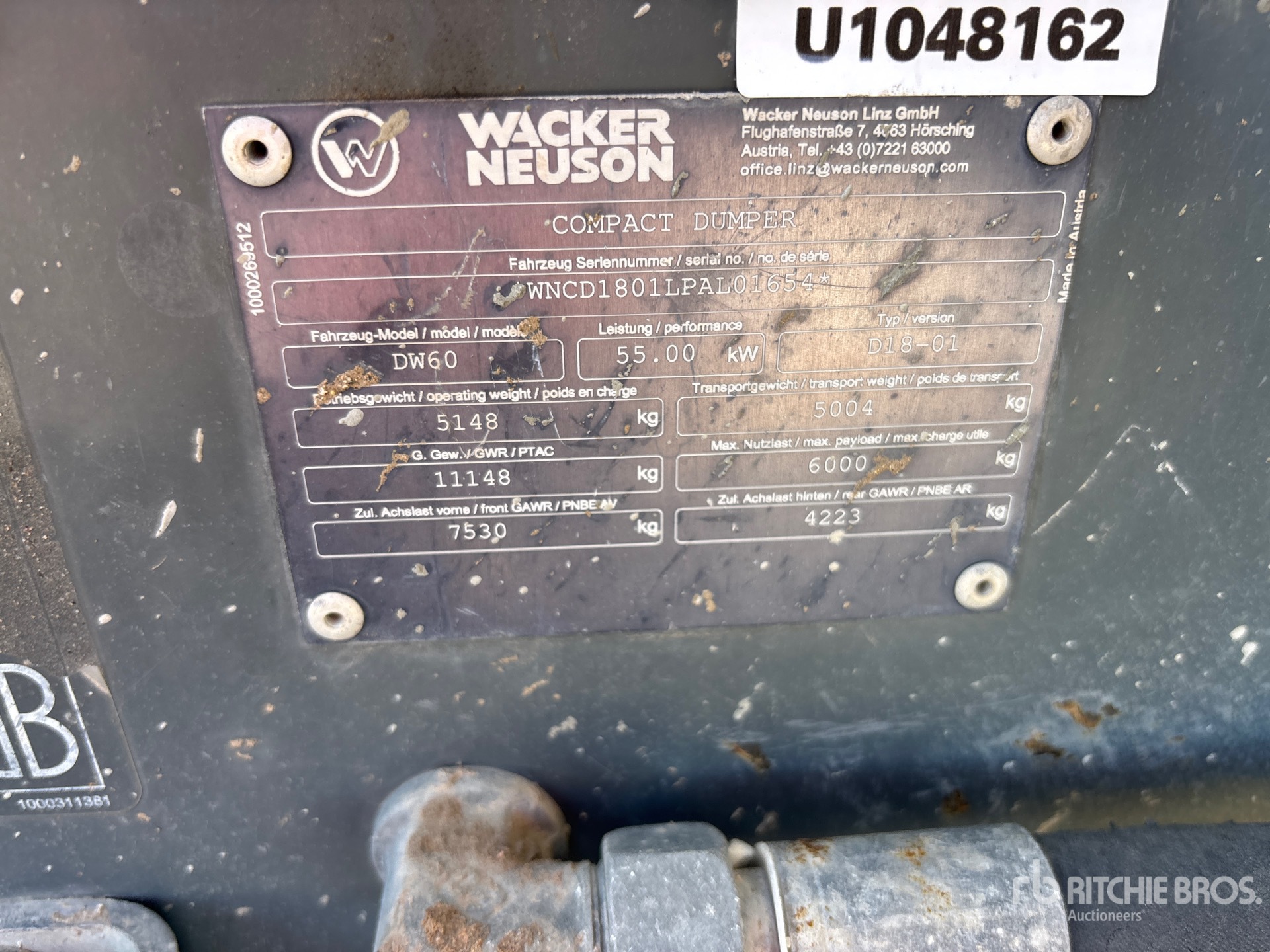 2019 Wacker Neuson DW60