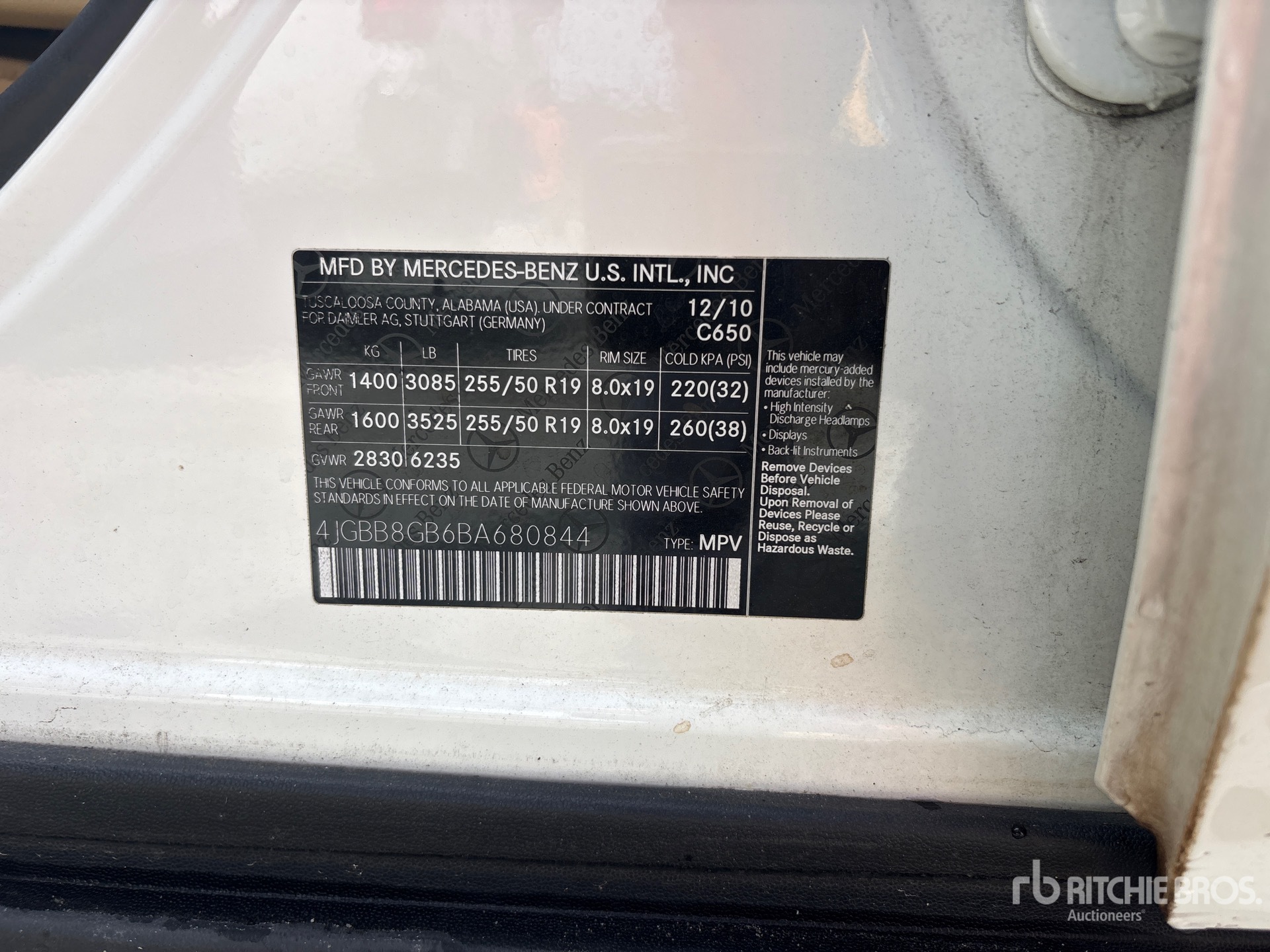 2011 Mercedes-Benz ML 350