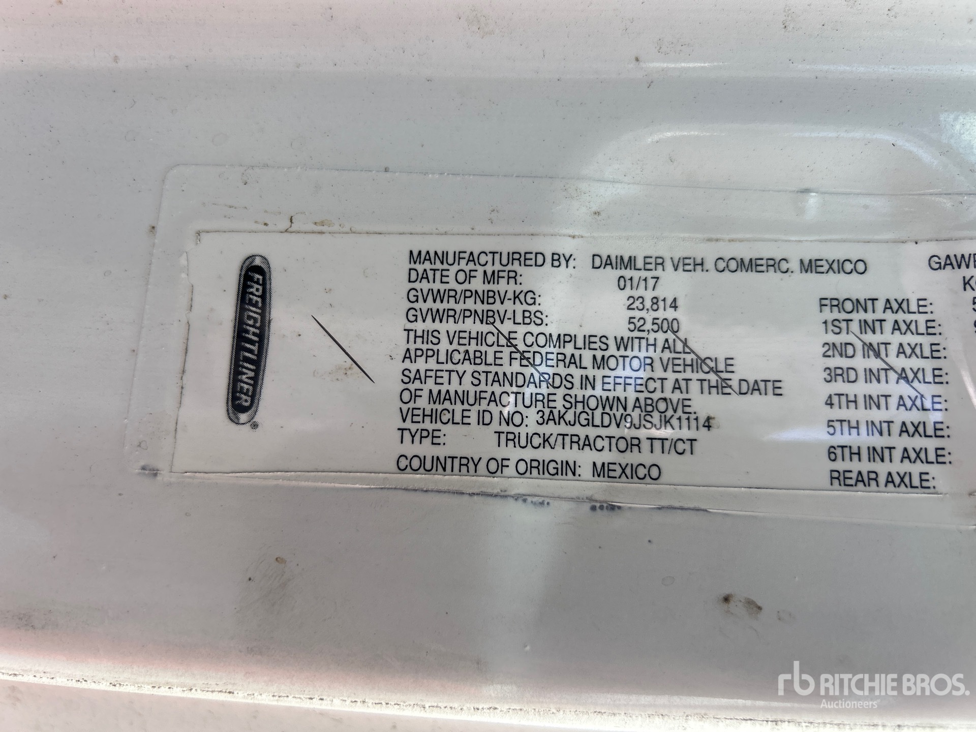 2018 Freightliner CASCADIA 125