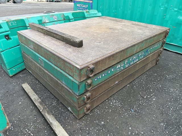 Quantity of (4) 2 m x 1.5 m 60 Tonne Bog Mats