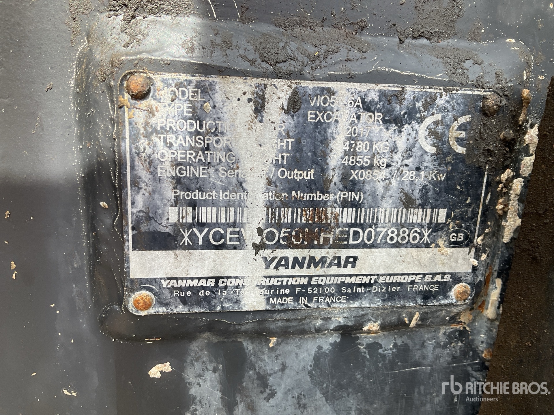 2017 Yanmar VIO50