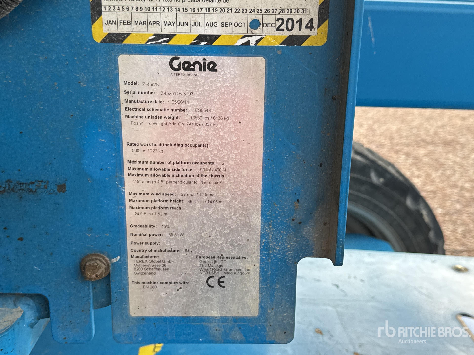 2014 Genie Z45/25J
