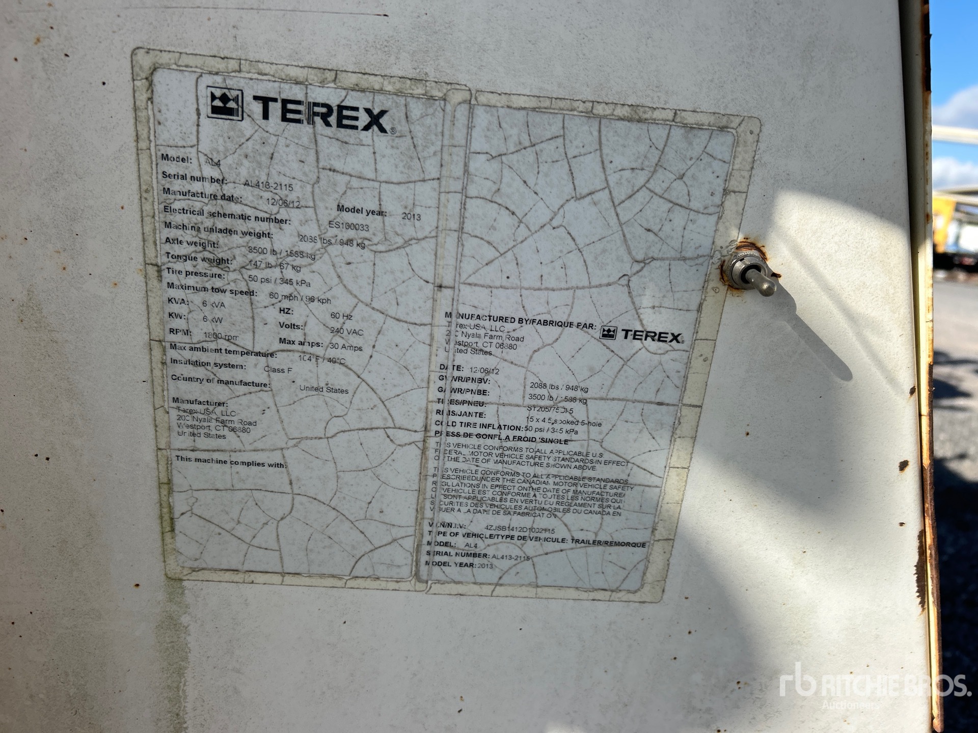 2013 Terex AL4