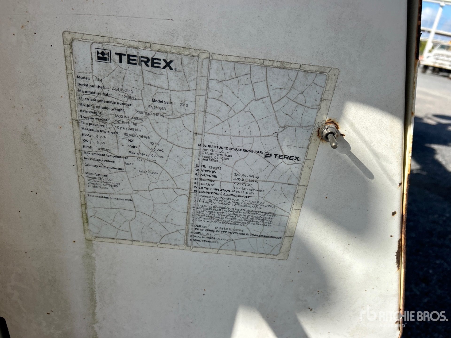 2013 Terex AL4
