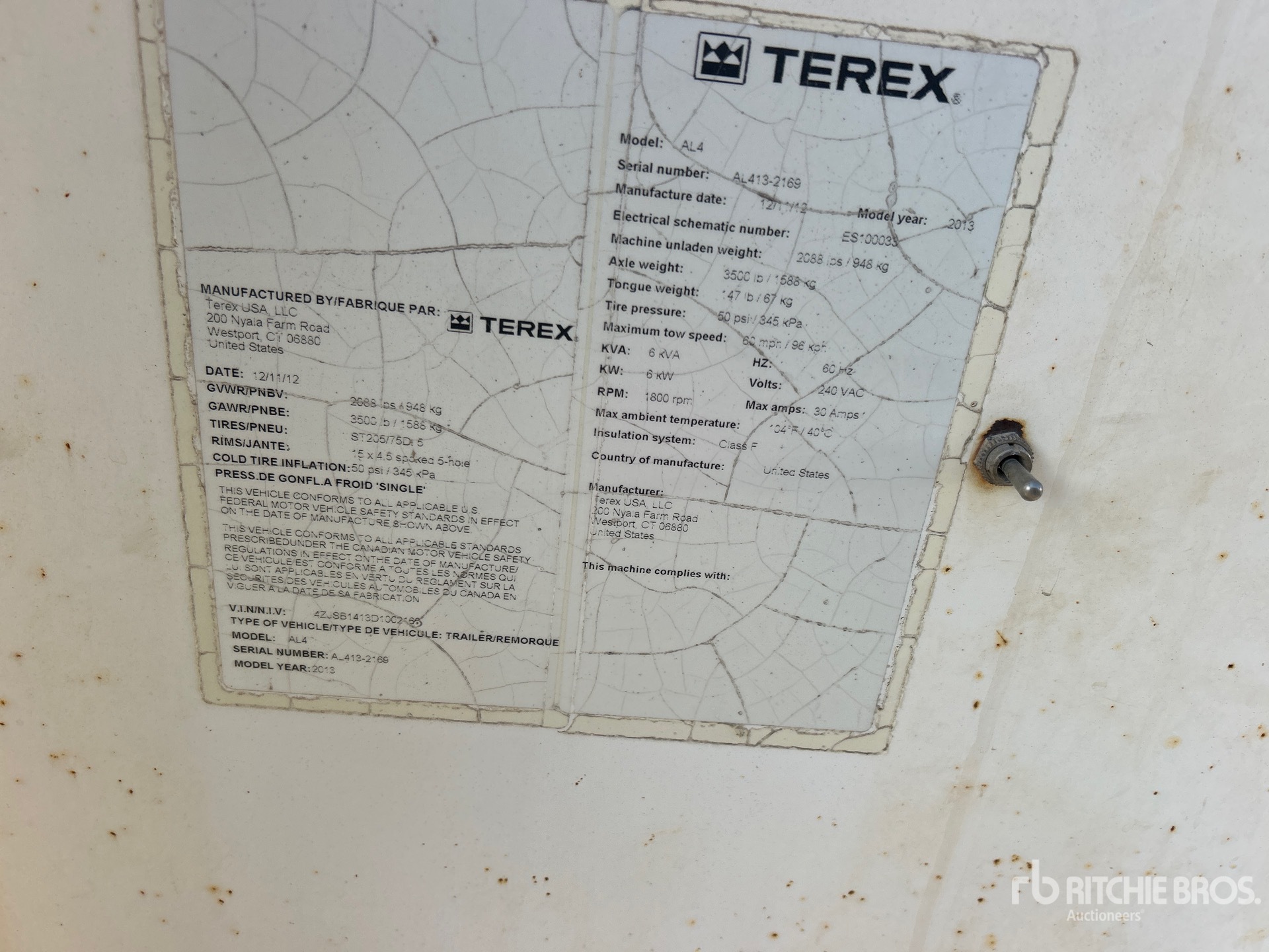 2013 Terex AL4