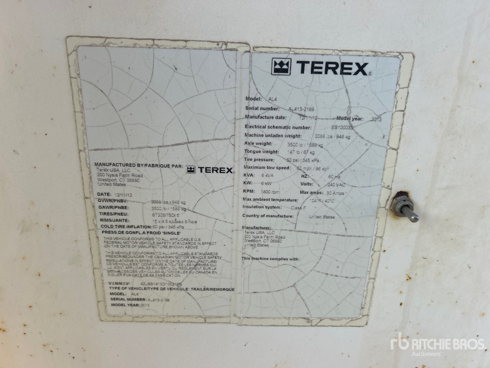 2013 Terex AL4