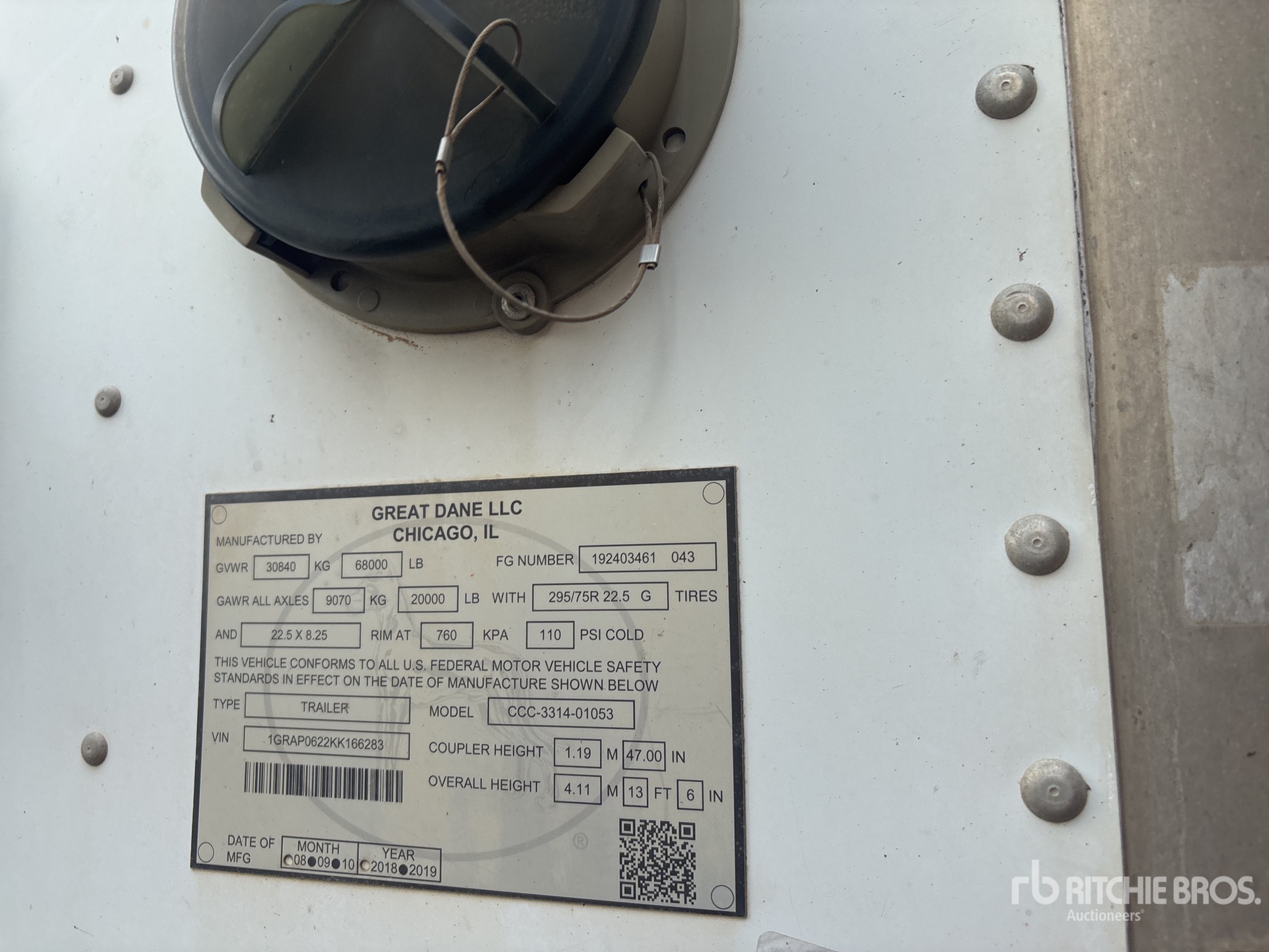2019 Great Dane CCC-3314-01053