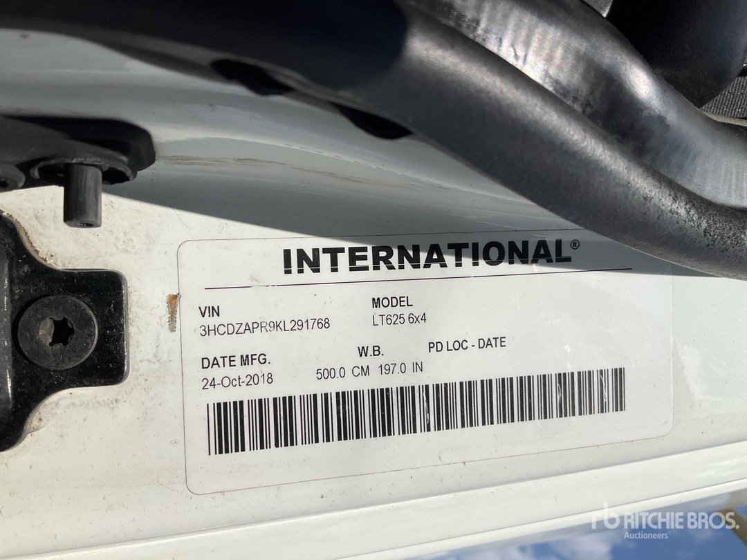 2019 International LT625