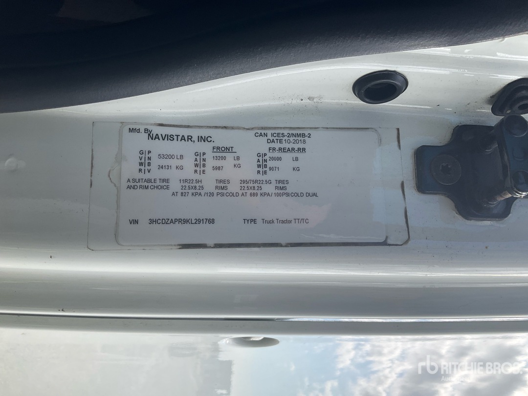 2019 International LT625