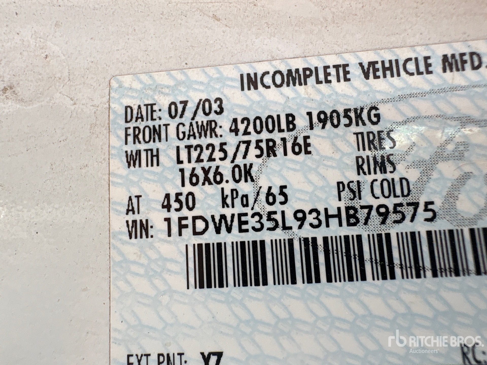 2003 Ford E-350