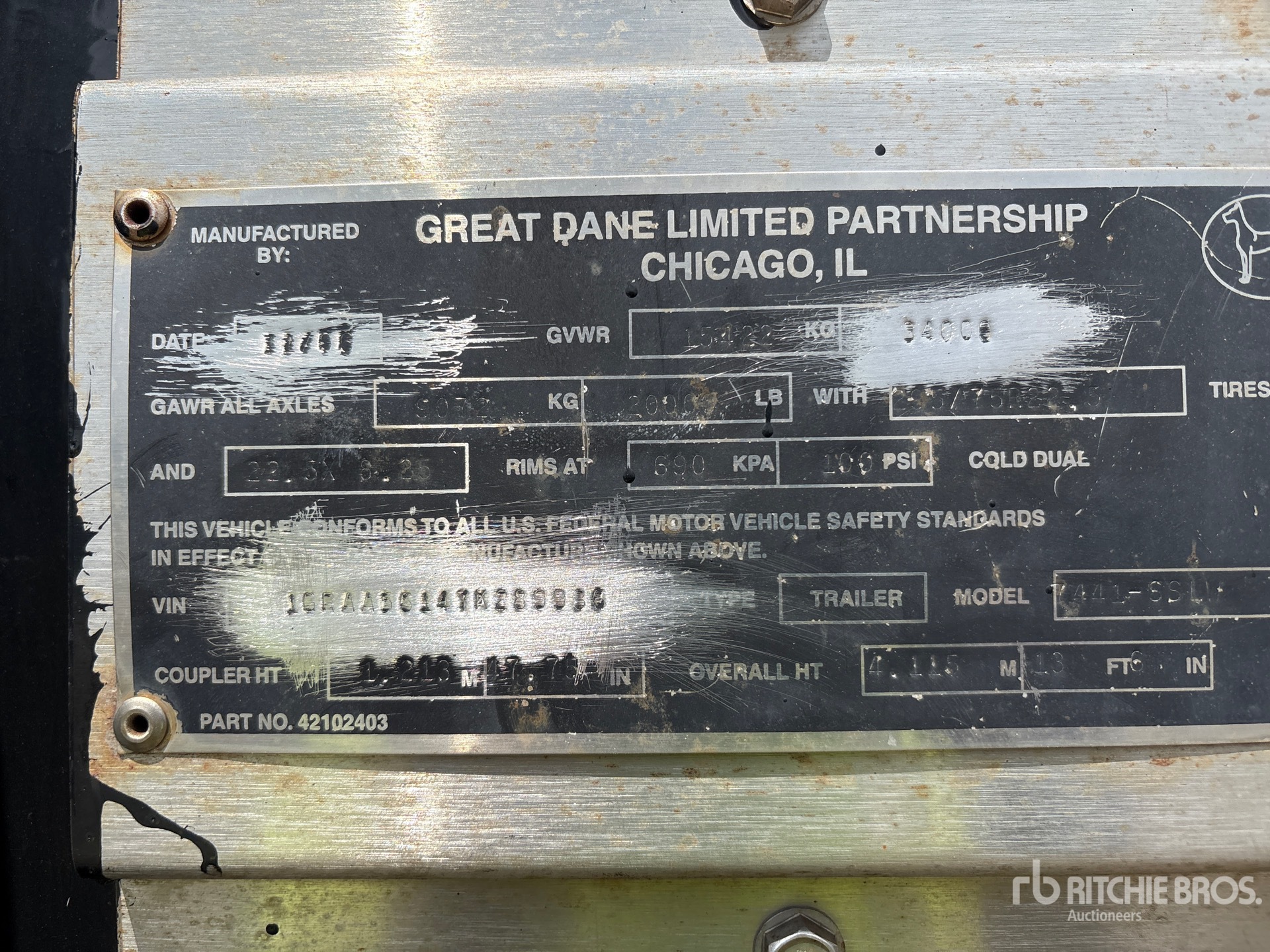 2007 Great Dane 7441-SSLW
