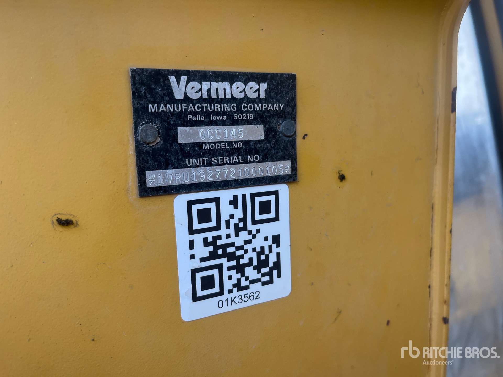 2007 Vermeer OCC145