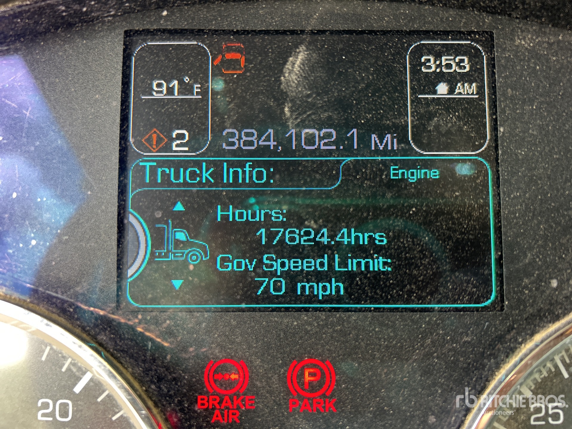 Cab with Engine Hours