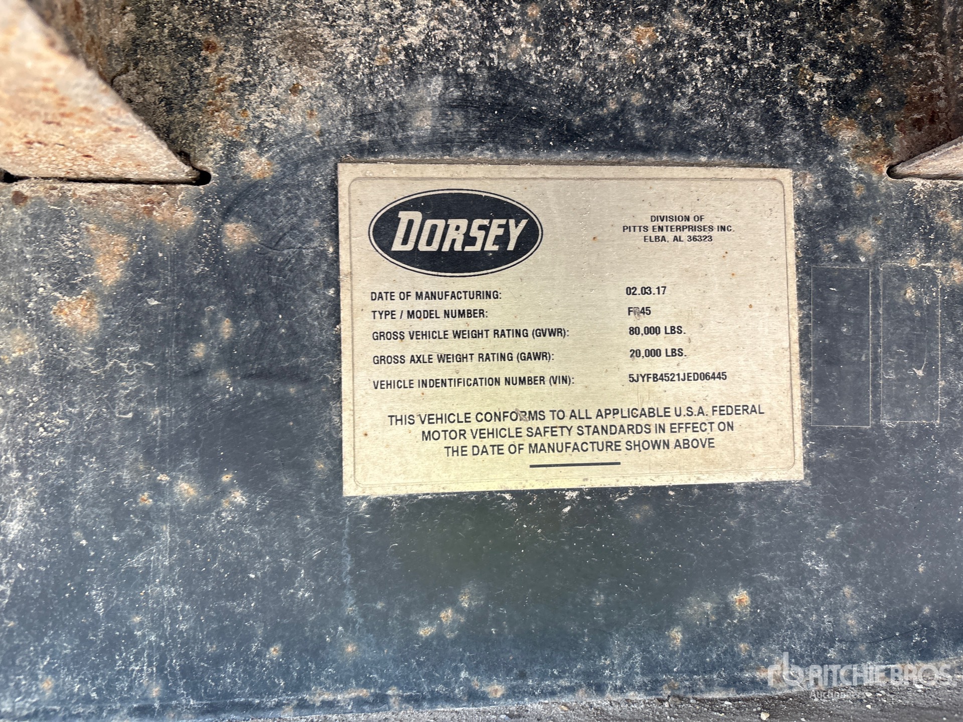 2018 Dorsey FB45