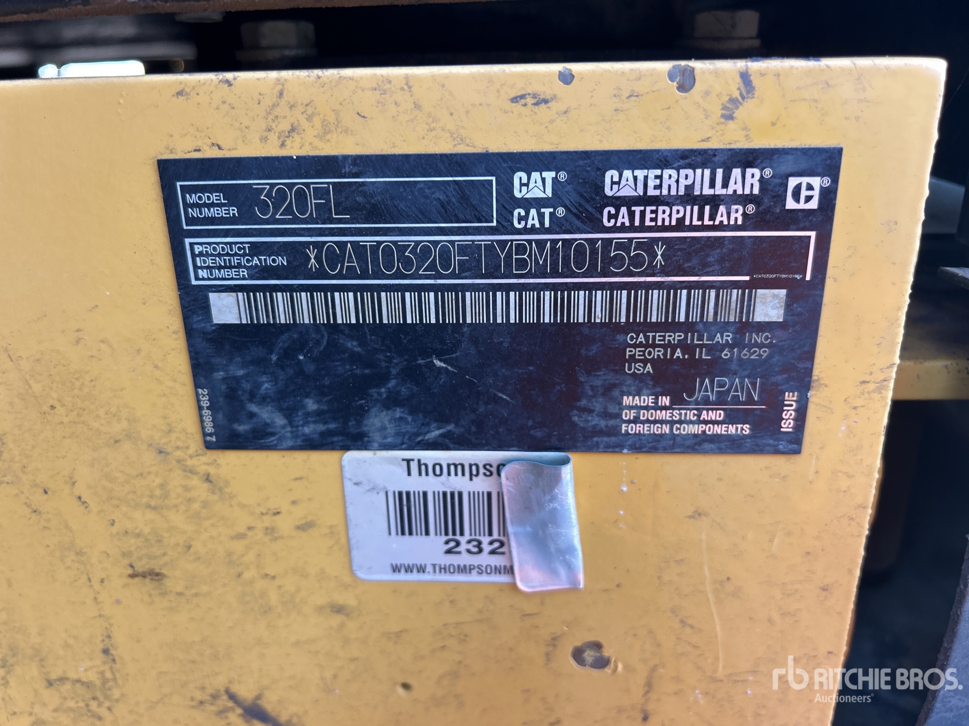 2017 Caterpillar 320F L