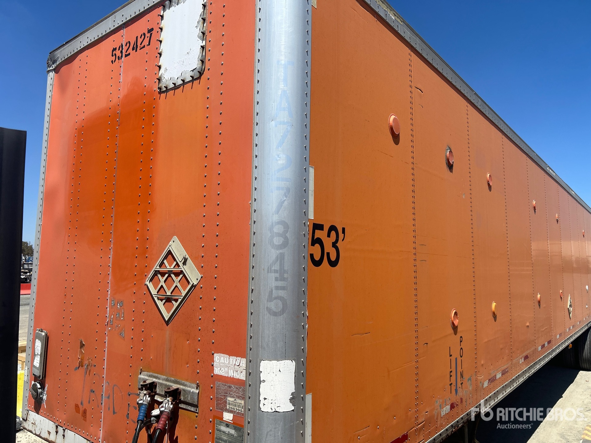 1999 Wabash 53 ft x 102 in T/A