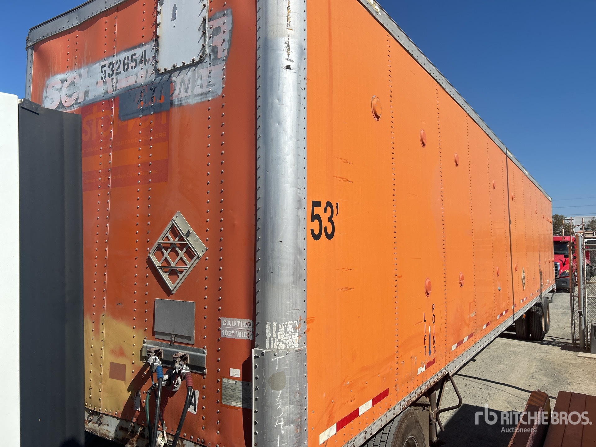 1999 Wabash 53 ft x 102 in T/A