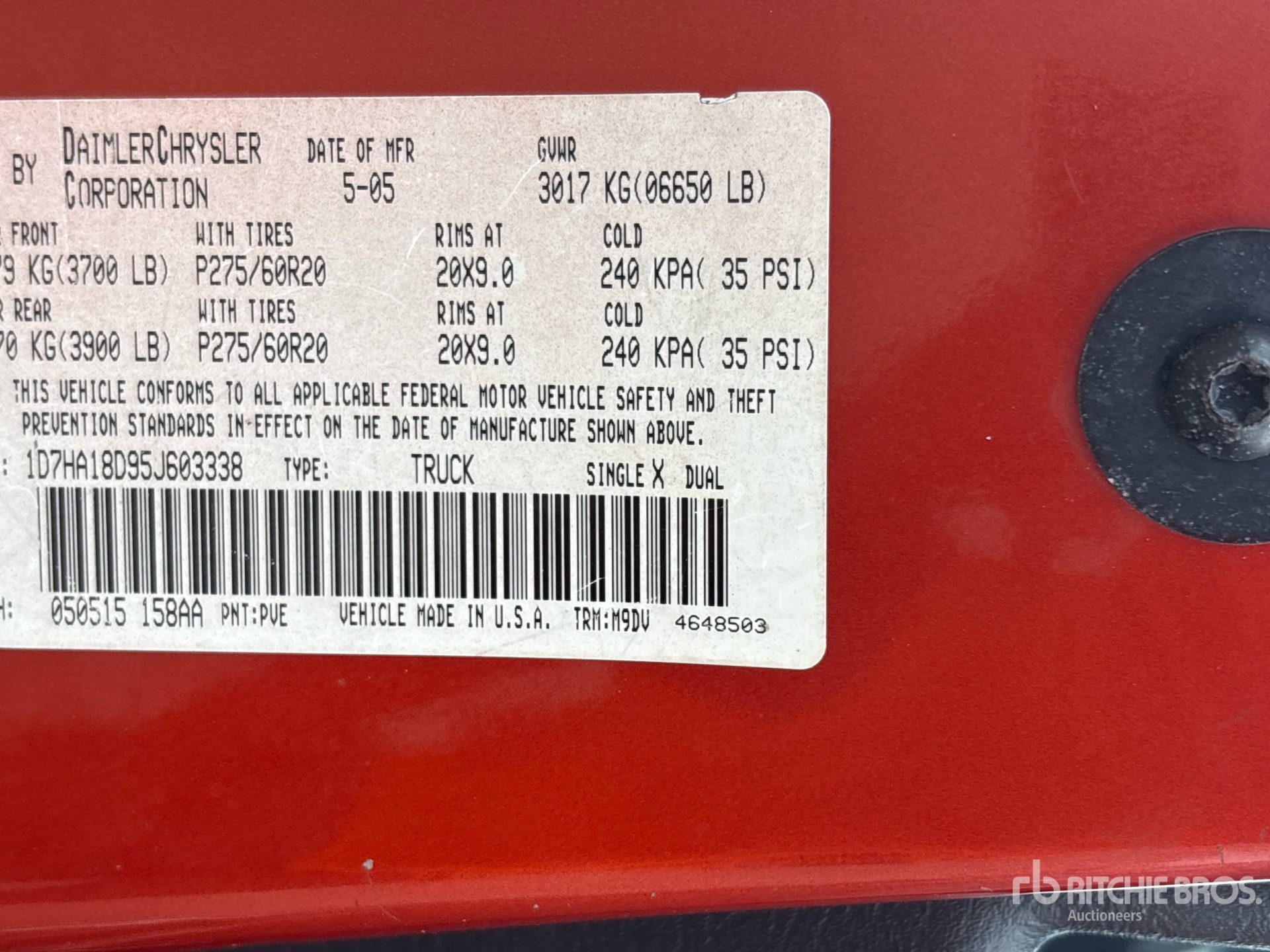 2005 Dodge RAM 1500