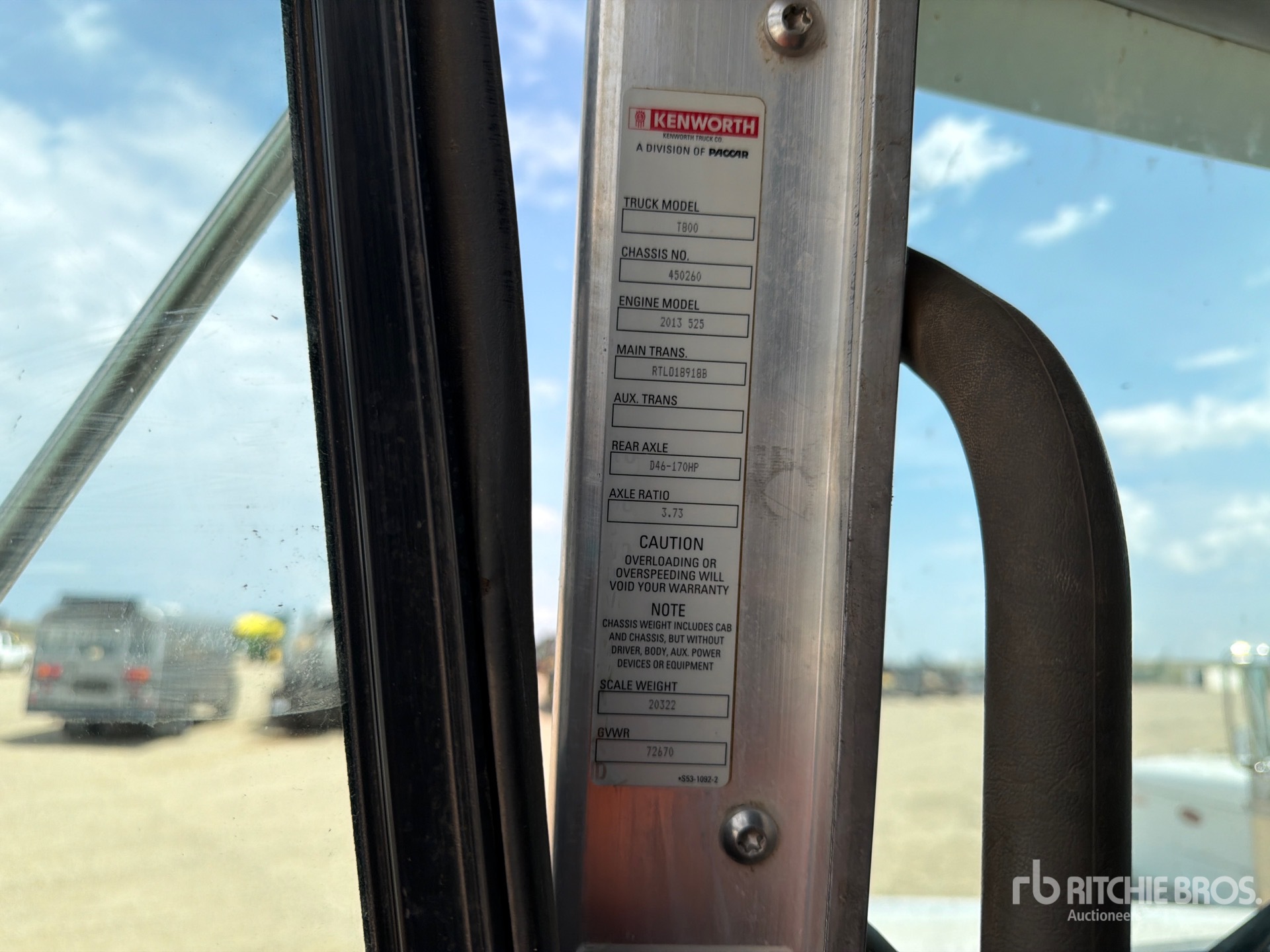 2015 Kenworth T800