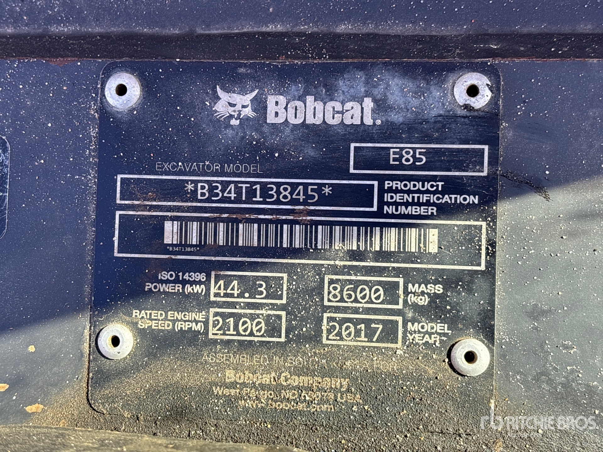 2017 Bobcat E85
