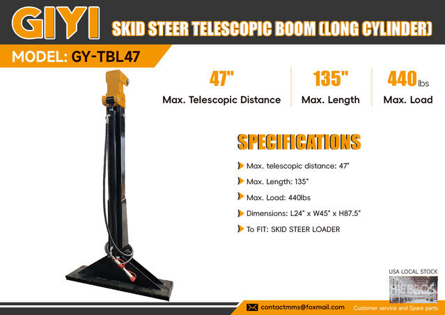 2026 GIYI GY-TBL47 Misc. Skid Steer Attachment