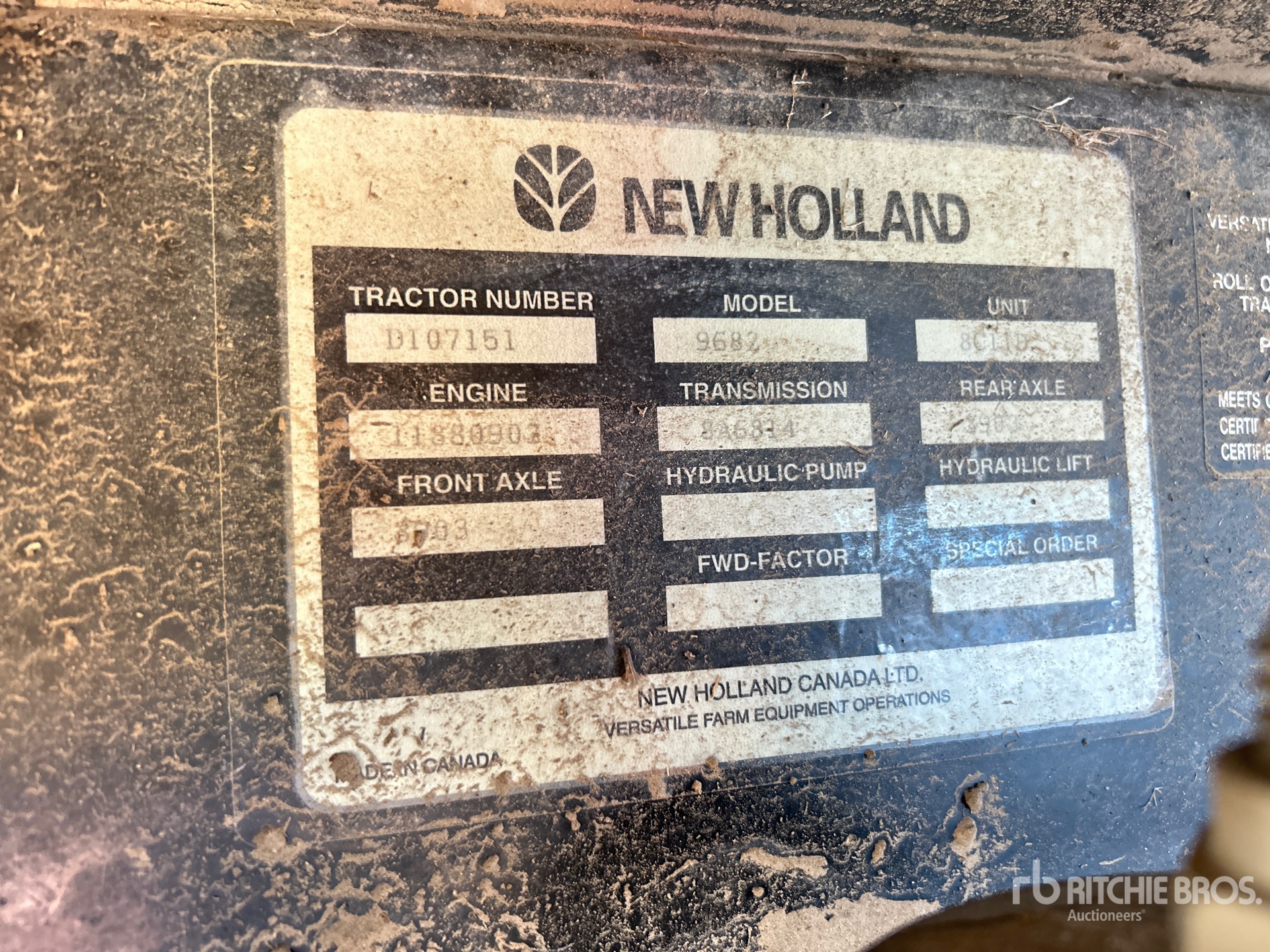 1998 New Holland 9682