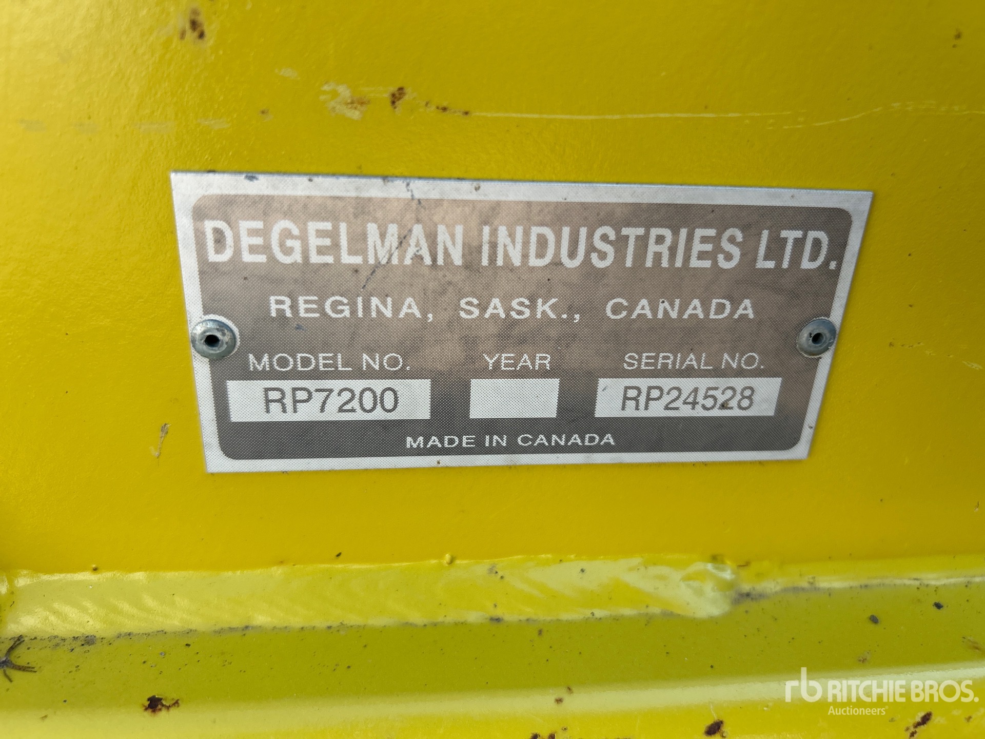 2012 Degelman RP7200