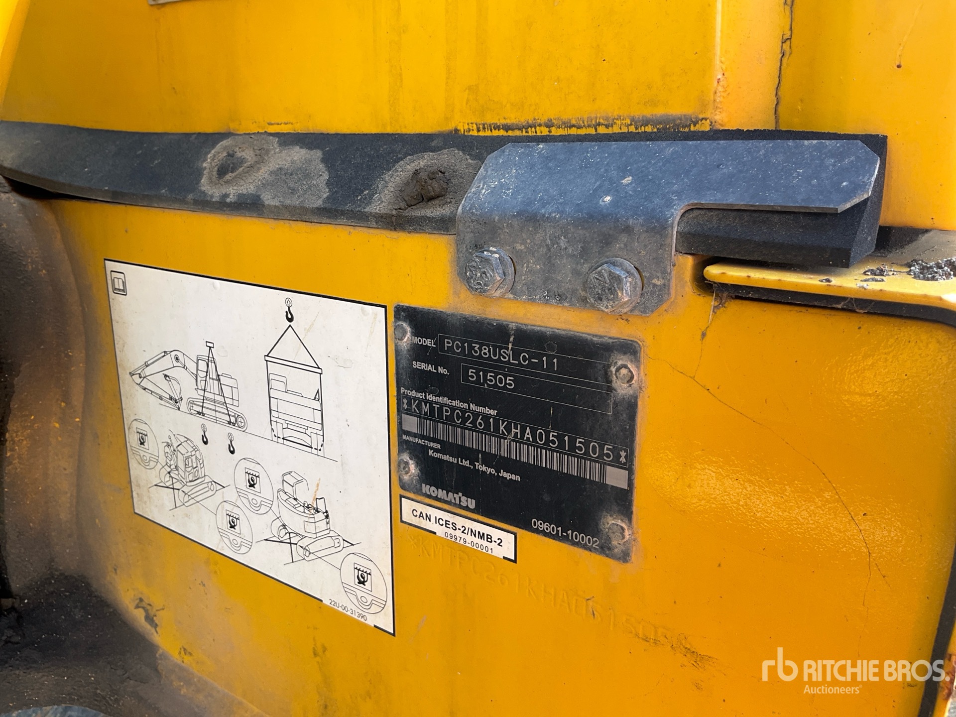 2018 Komatsu PC138USLC-11