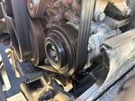 Engine with A/C Compressor