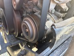Engine with A/C Compressor