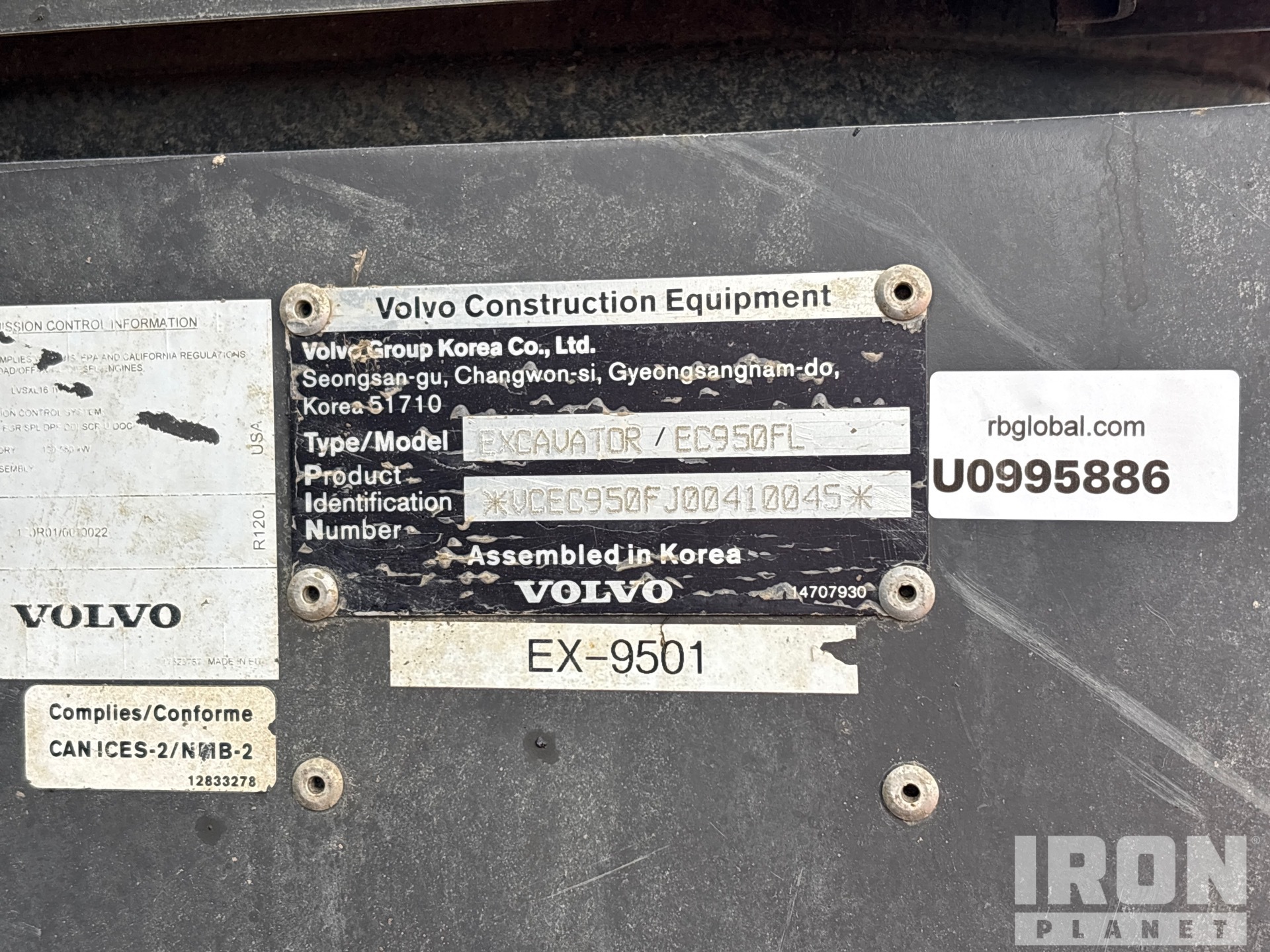 2021 Volvo EC950FL