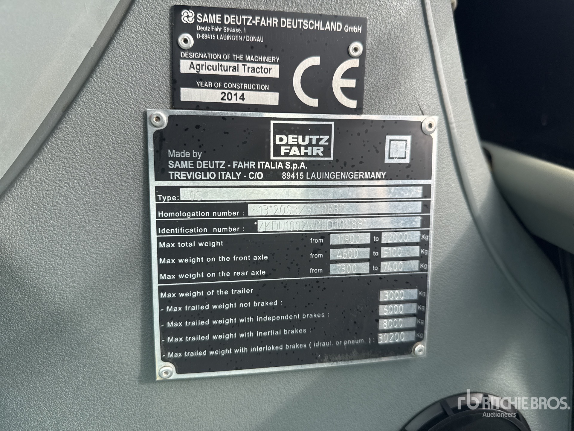 2014 Deutz-Fahr AGTOTRON L730