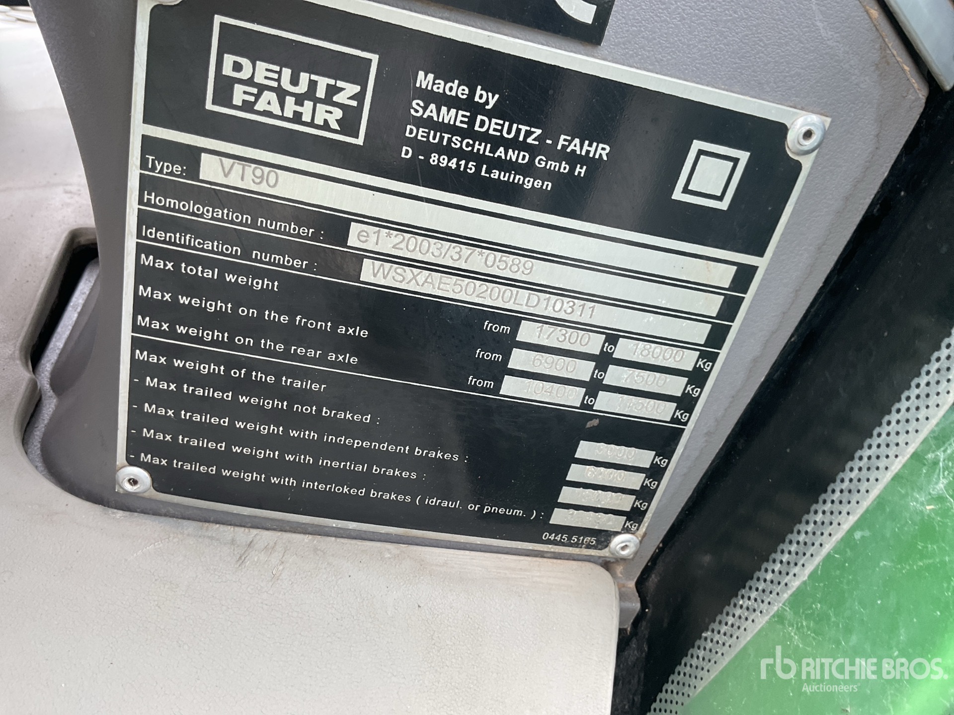 2016 Deutz-Fahr AGROTRON 9340 T