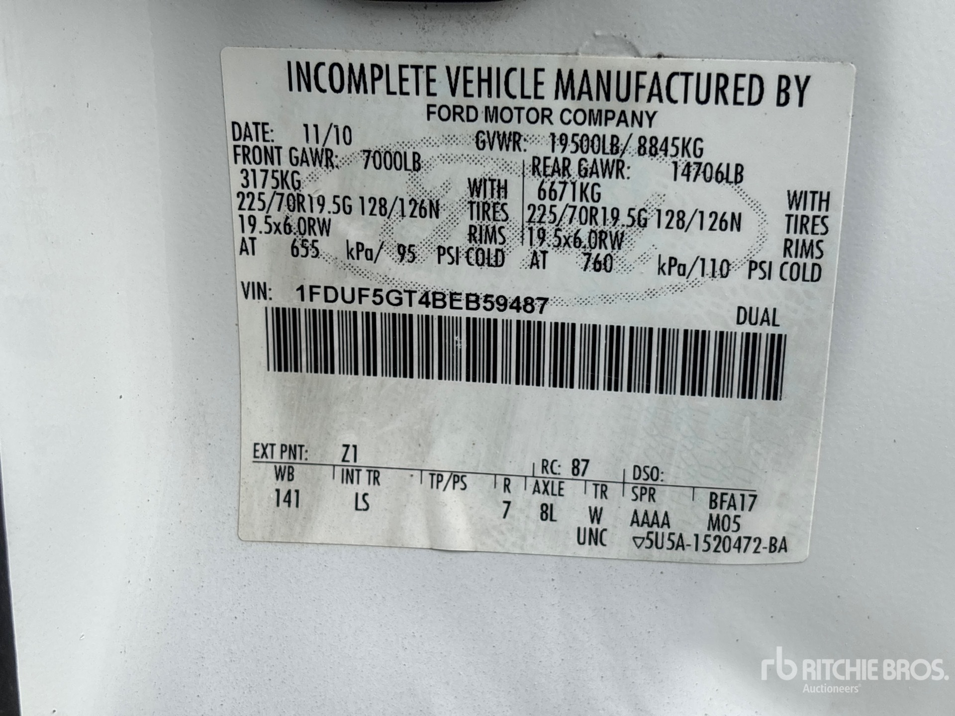 2011 Ford F-550