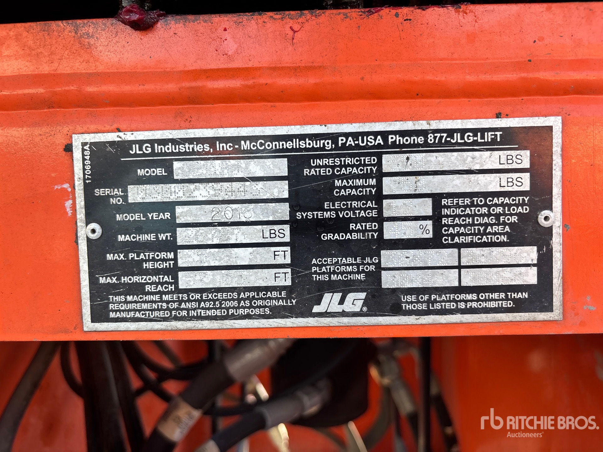 2018 JLG 660SJ