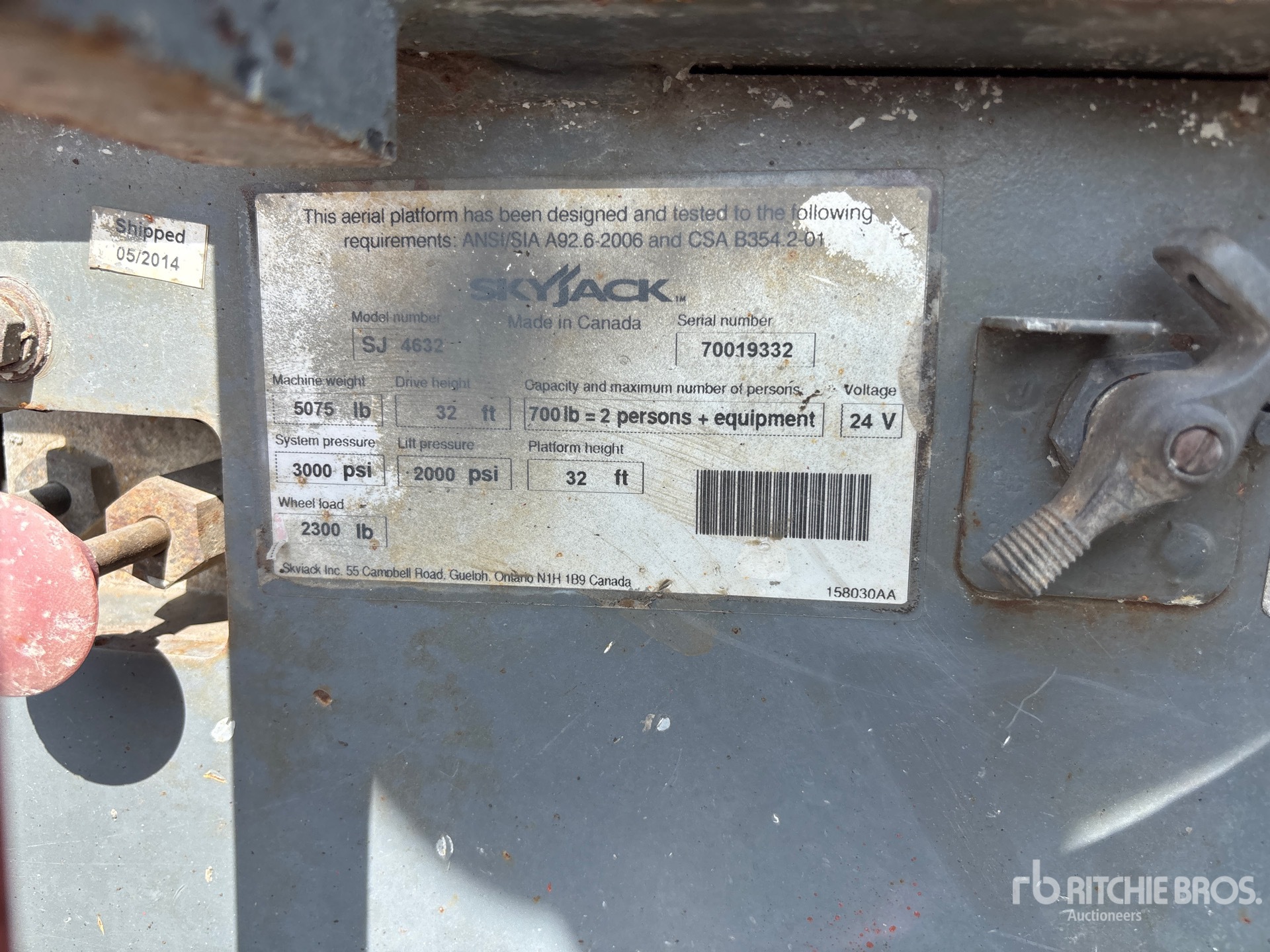 2014 Skyjack SJ4632